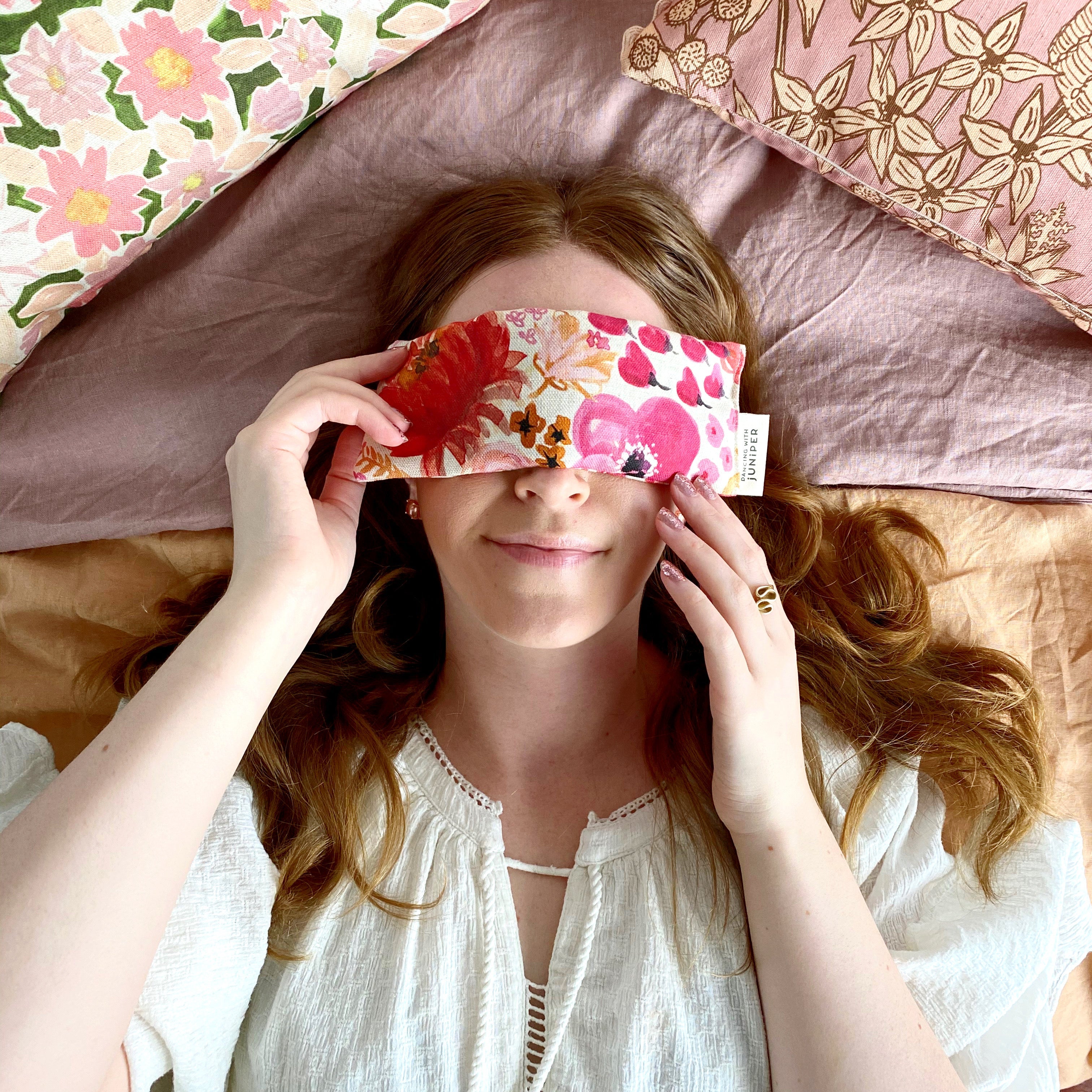 Lavender Eye Pillows: Your Passport to Chill Town, Population: You - Dancing with juniper