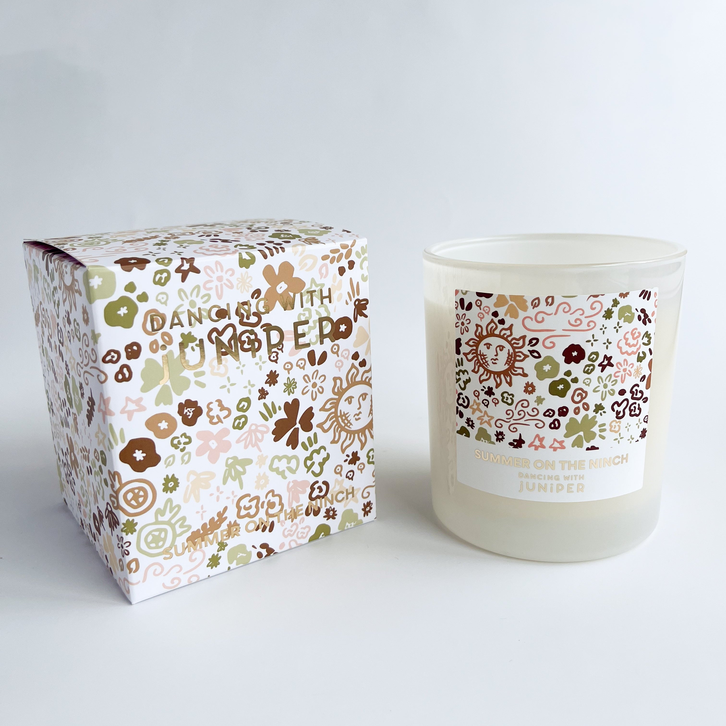 Summer on the Ninch Soy Candle - candle - Dancing with juniper
