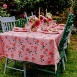 Rosey Posey Tablecloth - tablecloth - Dancing with juniper