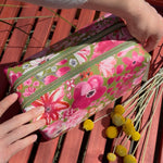 Sunburnt Flora Toiletry bag - Dancing with juniper