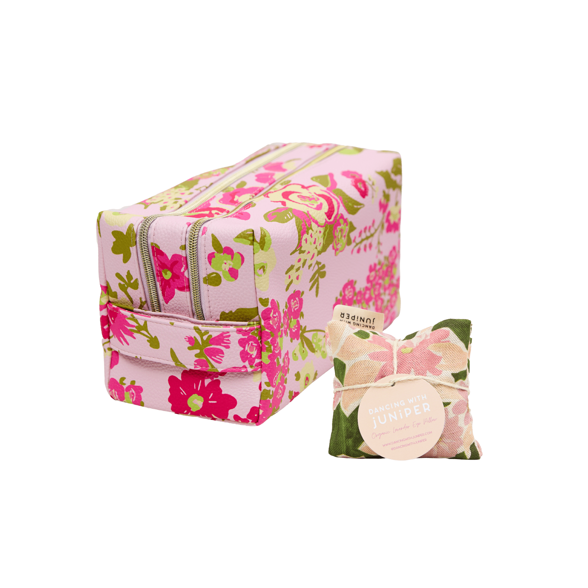 The Everyday Escape: Make up bag + Eye pillow Set - Dancing with juniper