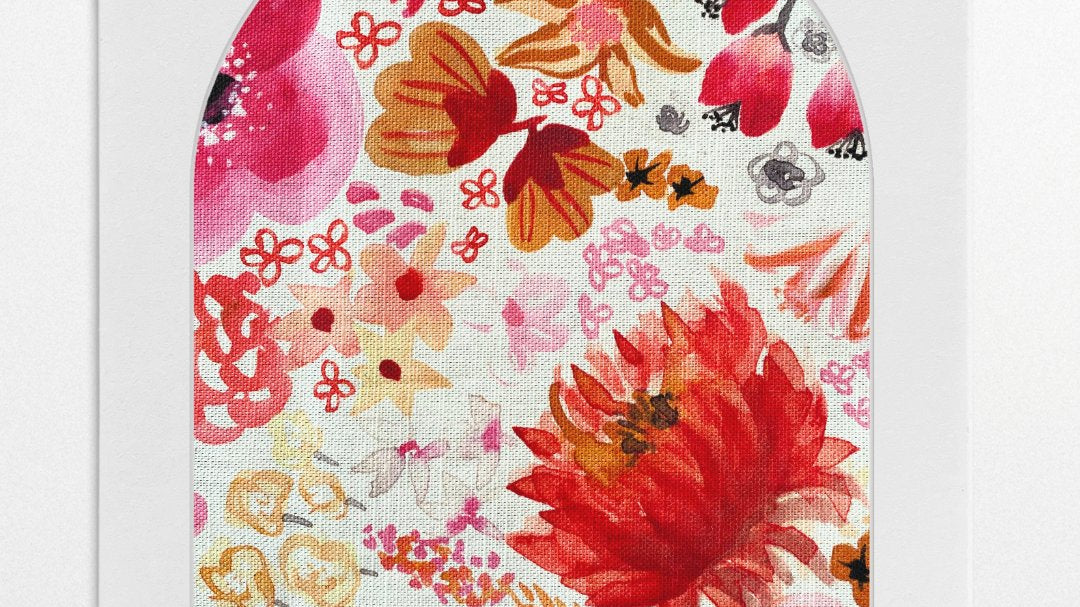 Fabric by the metre: Sunburnt Flora - fabric - Dancing with juniper