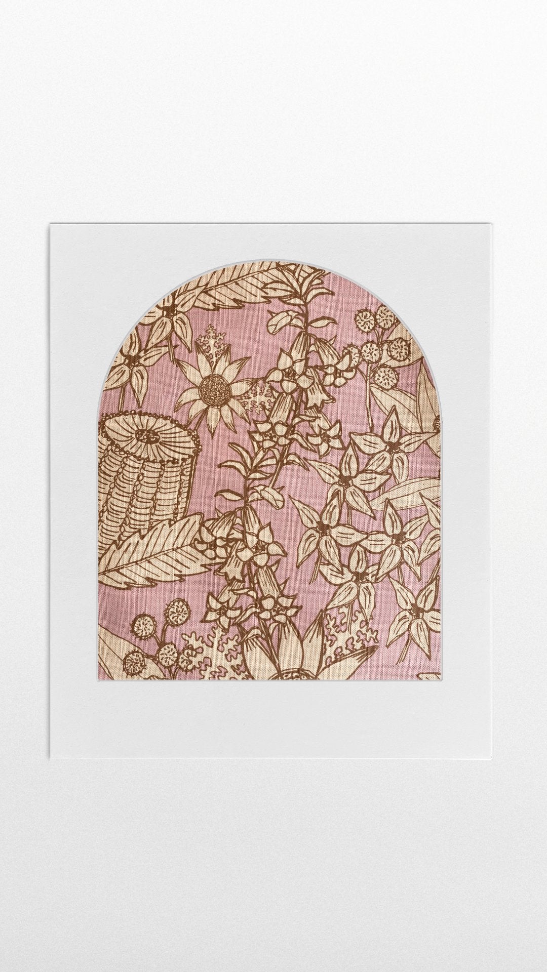 Fabric by the metre Wildflower Bouquet Dancing with juniper