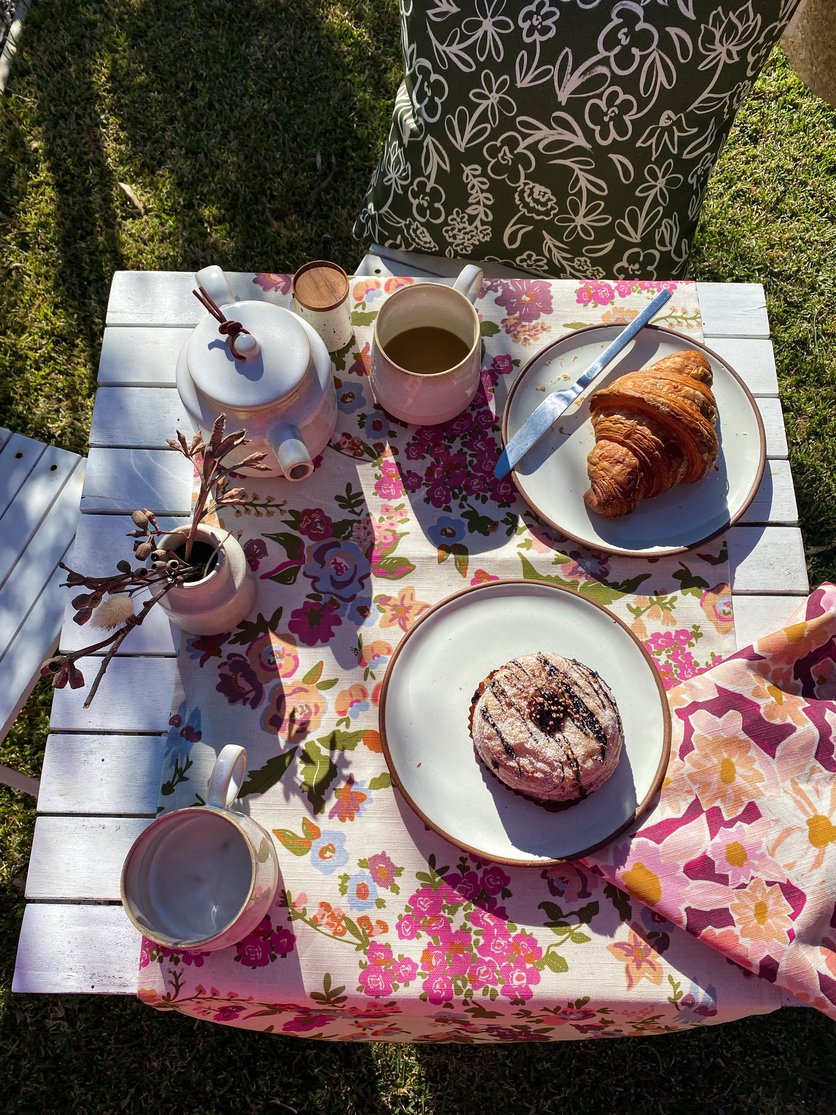 Forest Floor Table Runner - table runner - Dancing with juniper