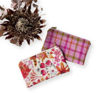 Highland Fling Zip Pouch: Pink Tartan - zip pouch - Dancing with juniper