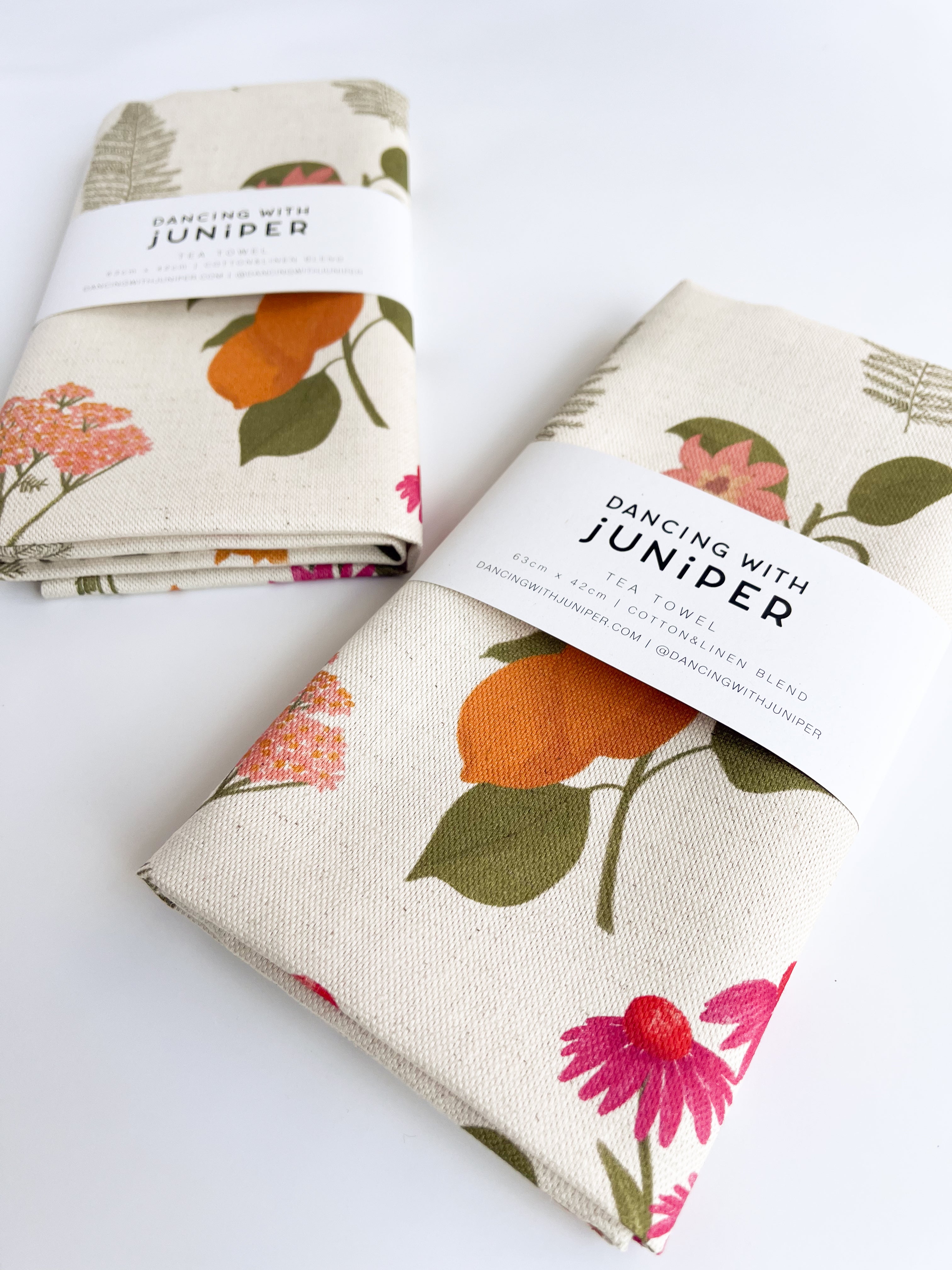 Lovely Bunch Tea Towel - tea towel - Dancing with juniper