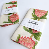 Pretty Proteas Tea Towel - tea towel - Dancing with juniper
